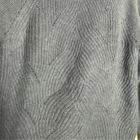 Rebecca Taylor Light Lilac Purple Mohair Alpaca Blend Textured Cowl Neck Sweater - Picture 4 of 6